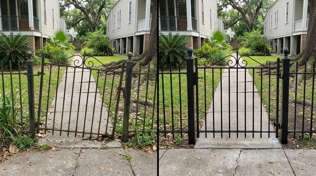 Fencing Raised Shotgun Homes in Bywater and the Marigny