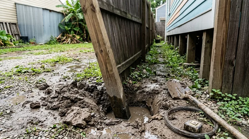 Fence Post Repair & Replacement New Orleans